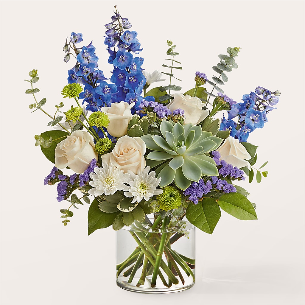 Cerulean Waves Bouquet – Frankstown Garden, Pittsburgh PA