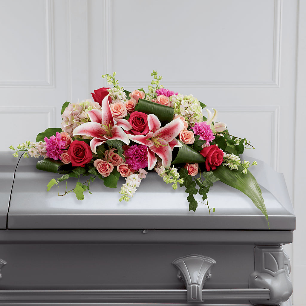 Splendid Grace Casket Spray – Frankstown Garden, Pittsburgh PA