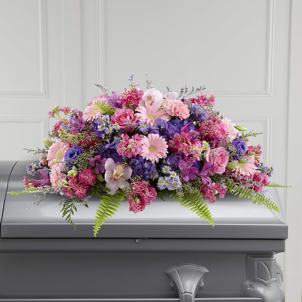 Glorious Garden Casket Spray – Frankstown Garden, Pittsburgh PA