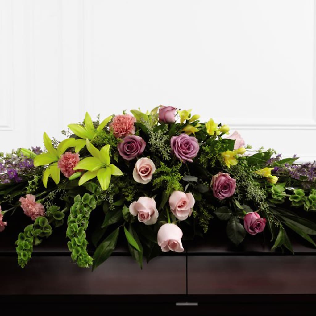 Forever Beloved Casket Spray – Frankstown Garden, Pittsburgh PA