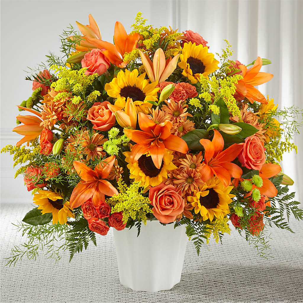 Harvest Thoughts Floor Basket – Frankstown Garden, Pittsburgh PA
