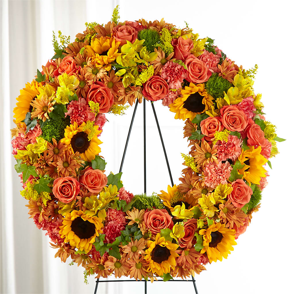 Autumnal Memories Wreath (Standard) – Frankstown Garden, Pittsburgh PA