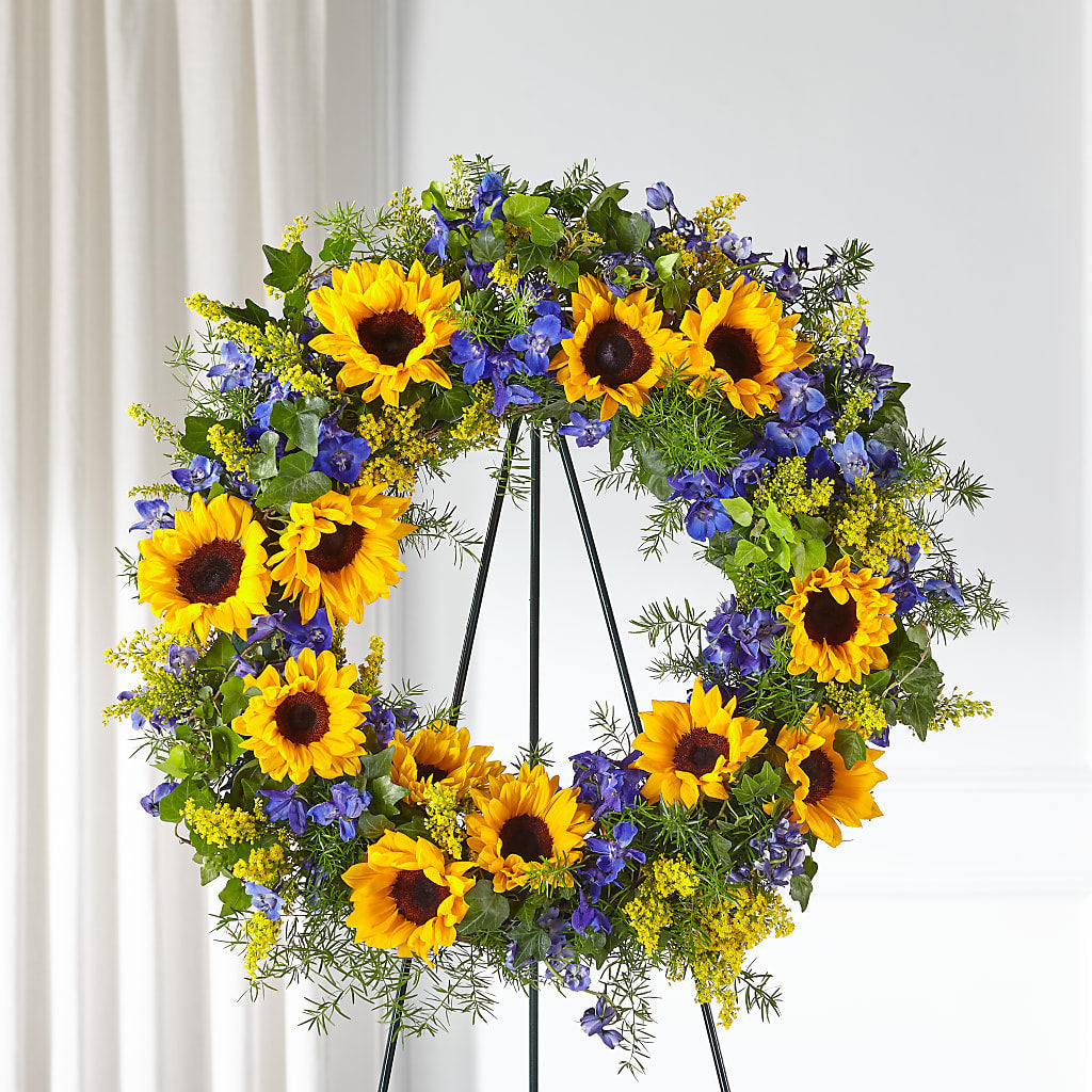 Bright Rays Wreath – Frankstown Garden, Pittsburgh PA