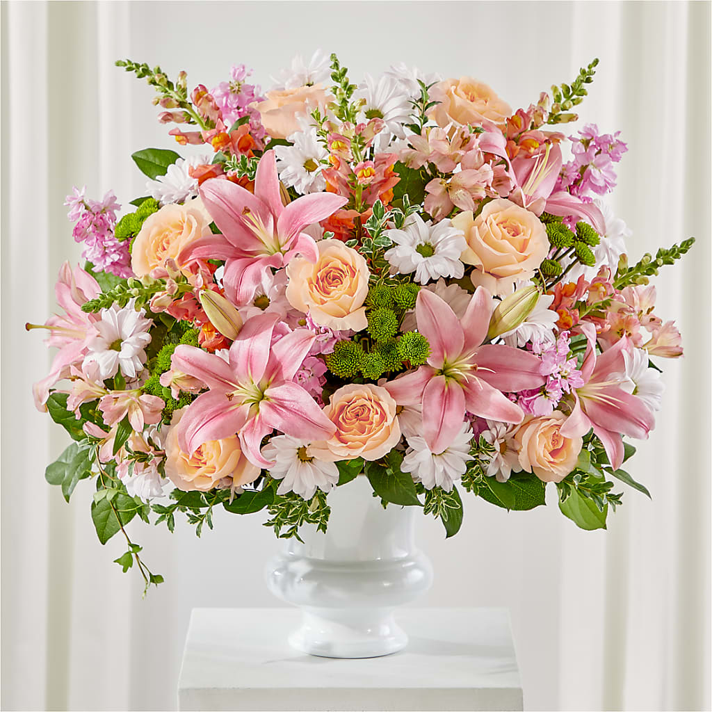 Heartfelt Gesture Urn Arrangement – Frankstown Garden, Pittsburgh PA