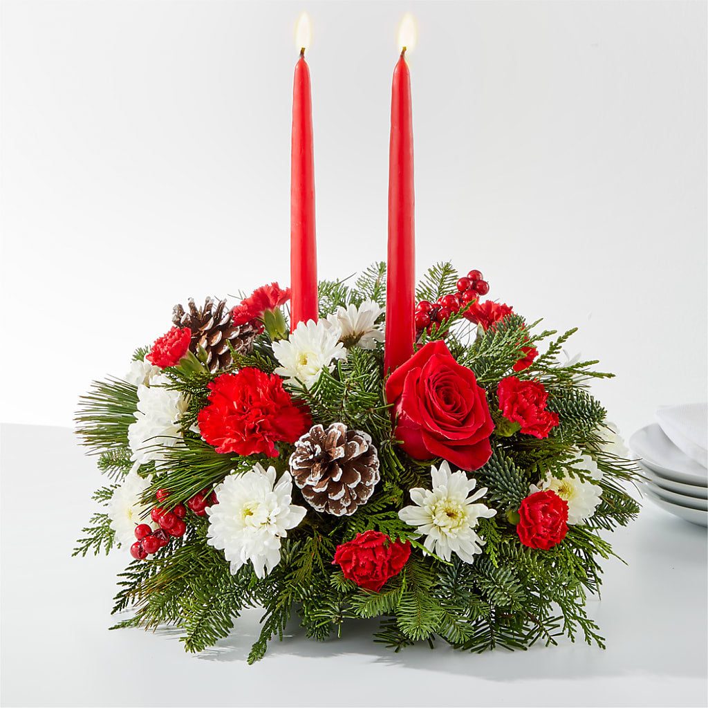 Holiday Soiree Centerpiece – Frankstown Garden, Pittsburgh PA