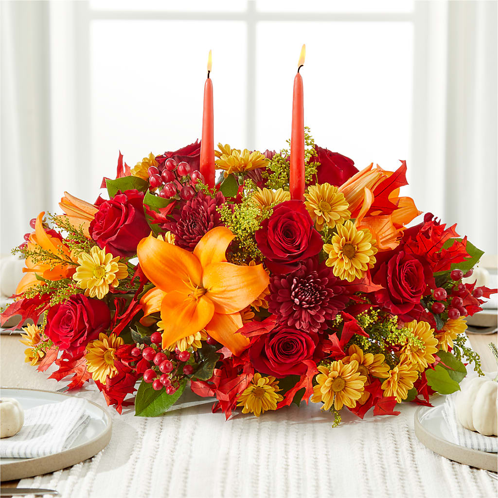 Autumn's Embrace Centerpiece – Frankstown Garden, Pittsburgh PA