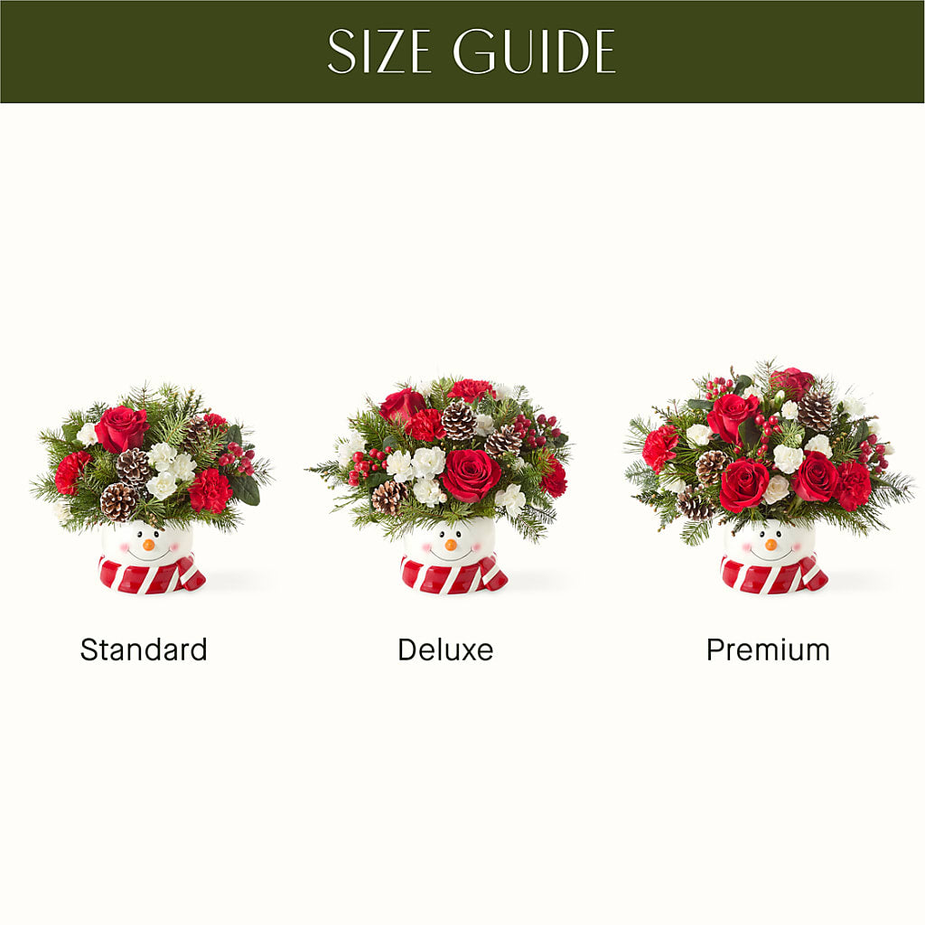 Jolly Snowman Bouquet –  Frankstown Garden, Pittsburgh PA