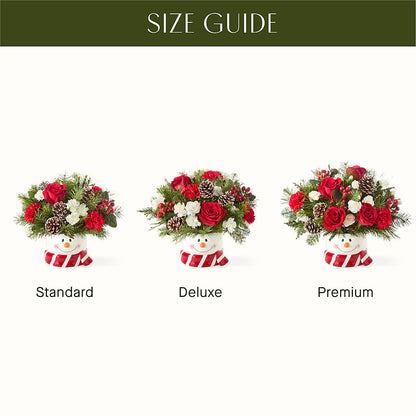 Jolly Snowman Bouquet –  Frankstown Garden, Pittsburgh PA