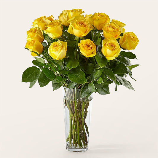 Long Stem Yellow Rose Bouquet –  Frankstown Garden, Pittsburgh PA