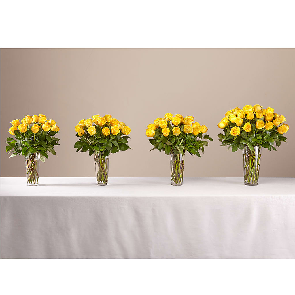 Long Stem Yellow Rose Bouquet –  Frankstown Garden, Pittsburgh PA
