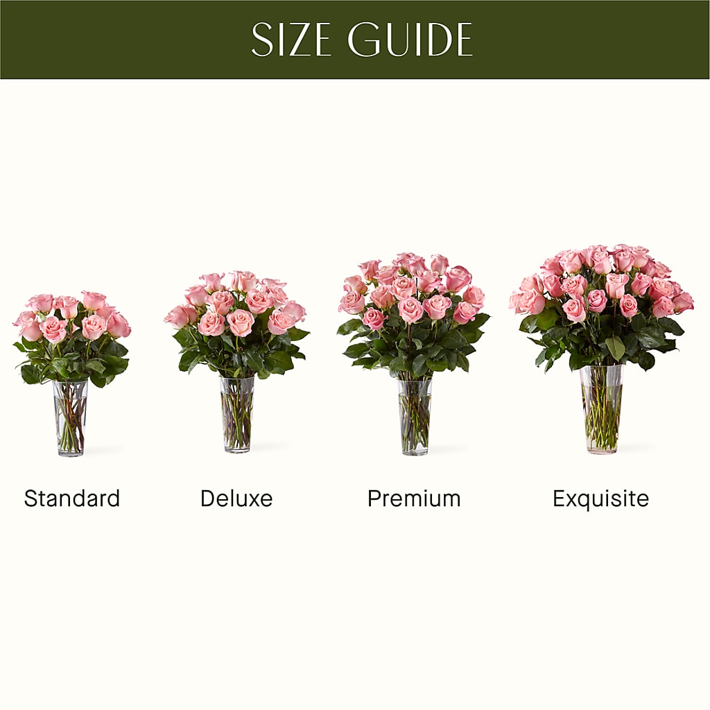 Long Stem Pink Rose Bouquet –  Frankstown Garden, Pittsburgh PA