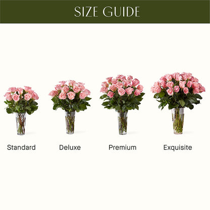 Long Stem Pink Rose Bouquet –  Frankstown Garden, Pittsburgh PA