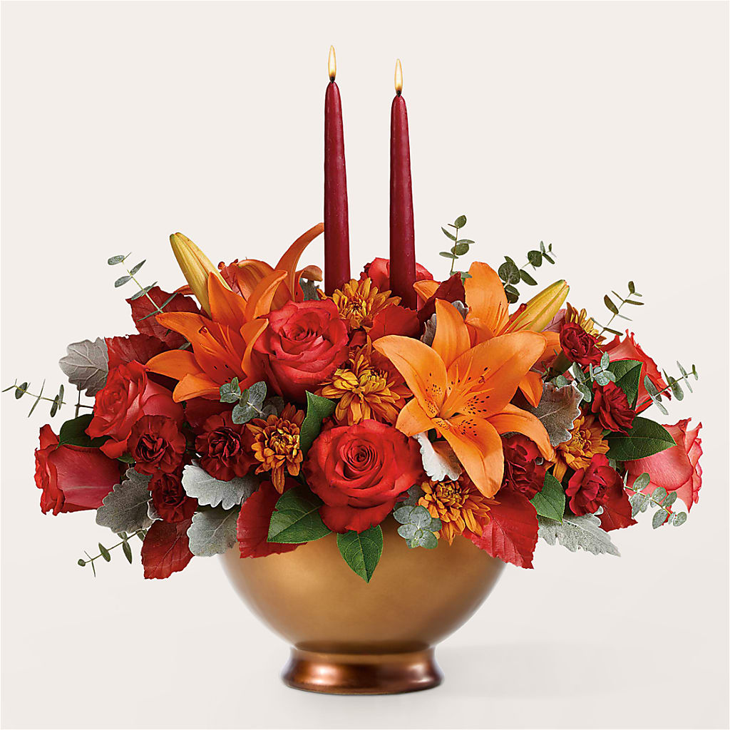 Fruits of Fall Centerpiece –  Frankstown Garden, Pittsburgh PA