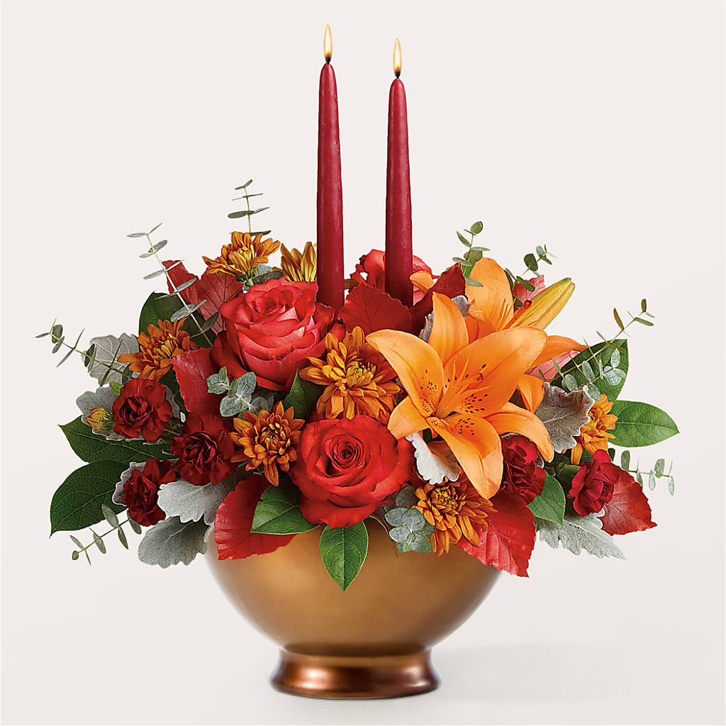 Fruits of Fall Centerpiece –  Frankstown Garden, Pittsburgh PA
