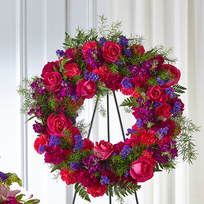 Calming Colors Wreath –  Frankstown Garden, Pittsburgh PA