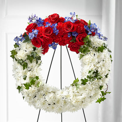 Patriotic Passion Wreath –  Frankstown Garden, Pittsburgh PA