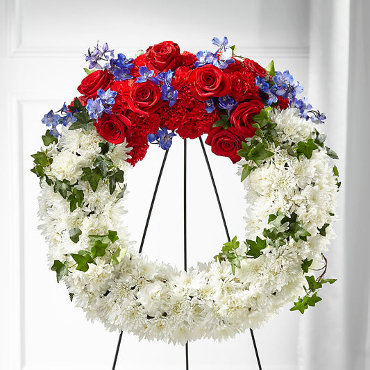 Patriotic Passion Wreath –  Frankstown Garden, Pittsburgh PA