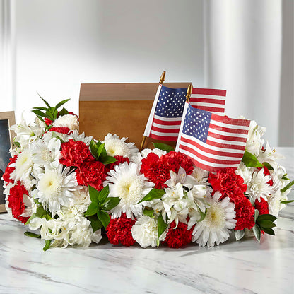 Spirit of Patriotism Cremation Adornment –  Frankstown Garden, Pittsburgh PA
