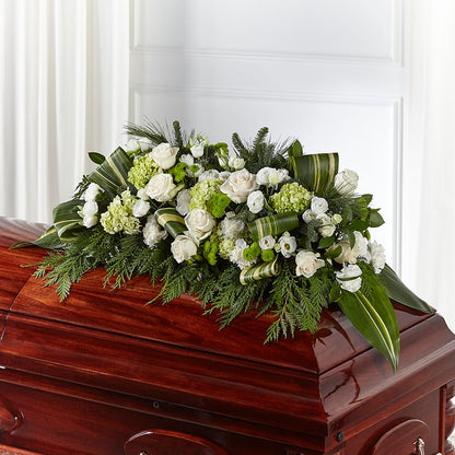 Hopeful Gesture Casket Spray –  Frankstown Garden, Pittsburgh PA