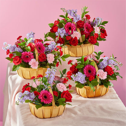 Pink Picnic Basket –  Frankstown Garden, Pittsburgh PA