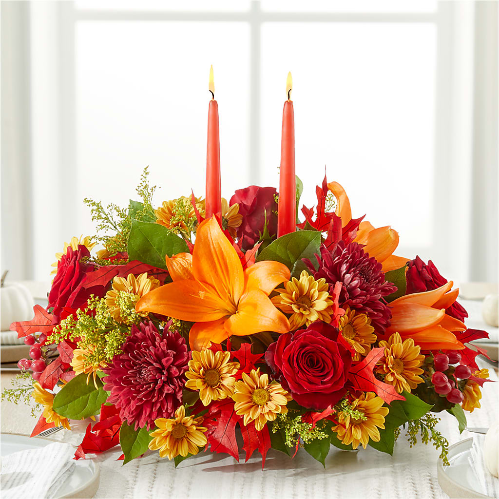 Autumn's Embrace Centerpiece –  Frankstown Garden, Pittsburgh PA