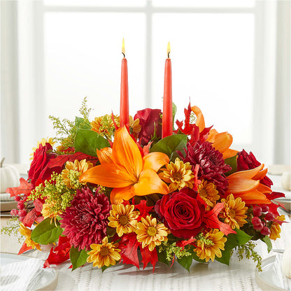 Autumn's Embrace Centerpiece –  Frankstown Garden, Pittsburgh PA