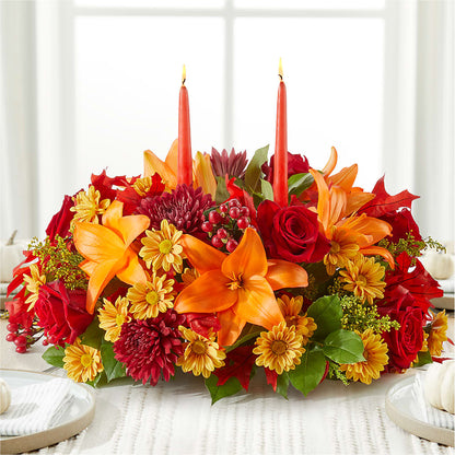 Autumn's Embrace Centerpiece –  Frankstown Garden, Pittsburgh PA