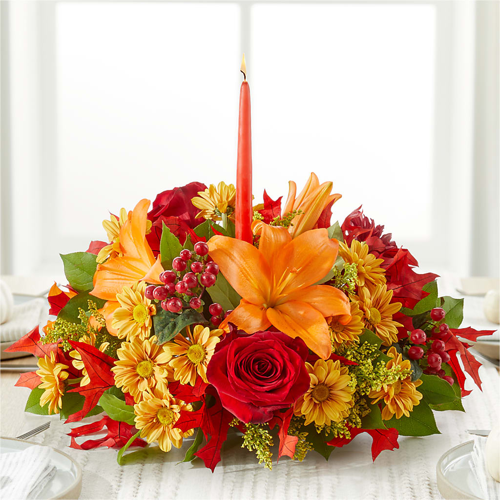 Autumn's Embrace Centerpiece –  Frankstown Garden, Pittsburgh PA